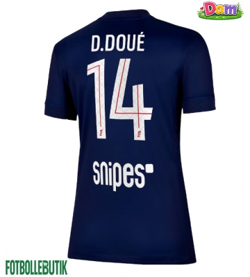Paris Saint-Germain Desire Doue #14 Hemmatröja Kvinnor 2025-26 Kortärmad